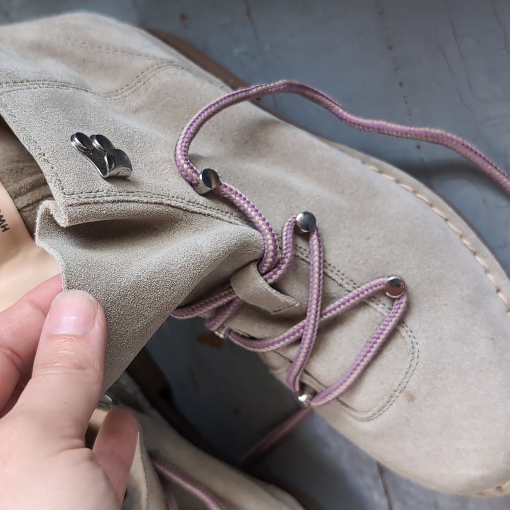 Vintage Hush Puppies Suede Leather Boots - Picture 10 of 10